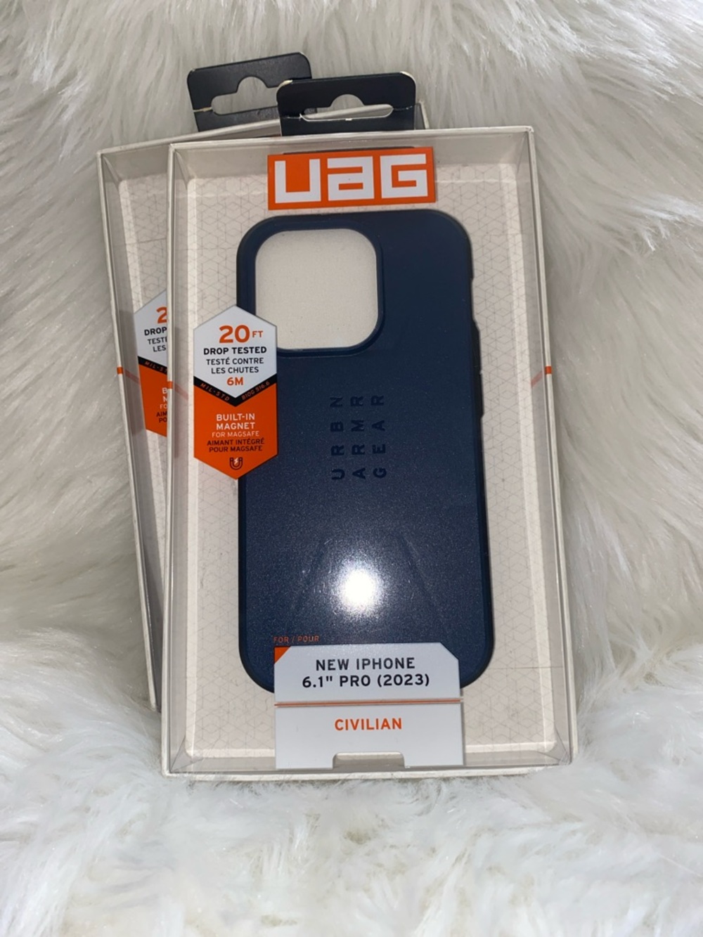 UAG Civilian Protective Case for 6.1" iPhone Pro — Navy Blue